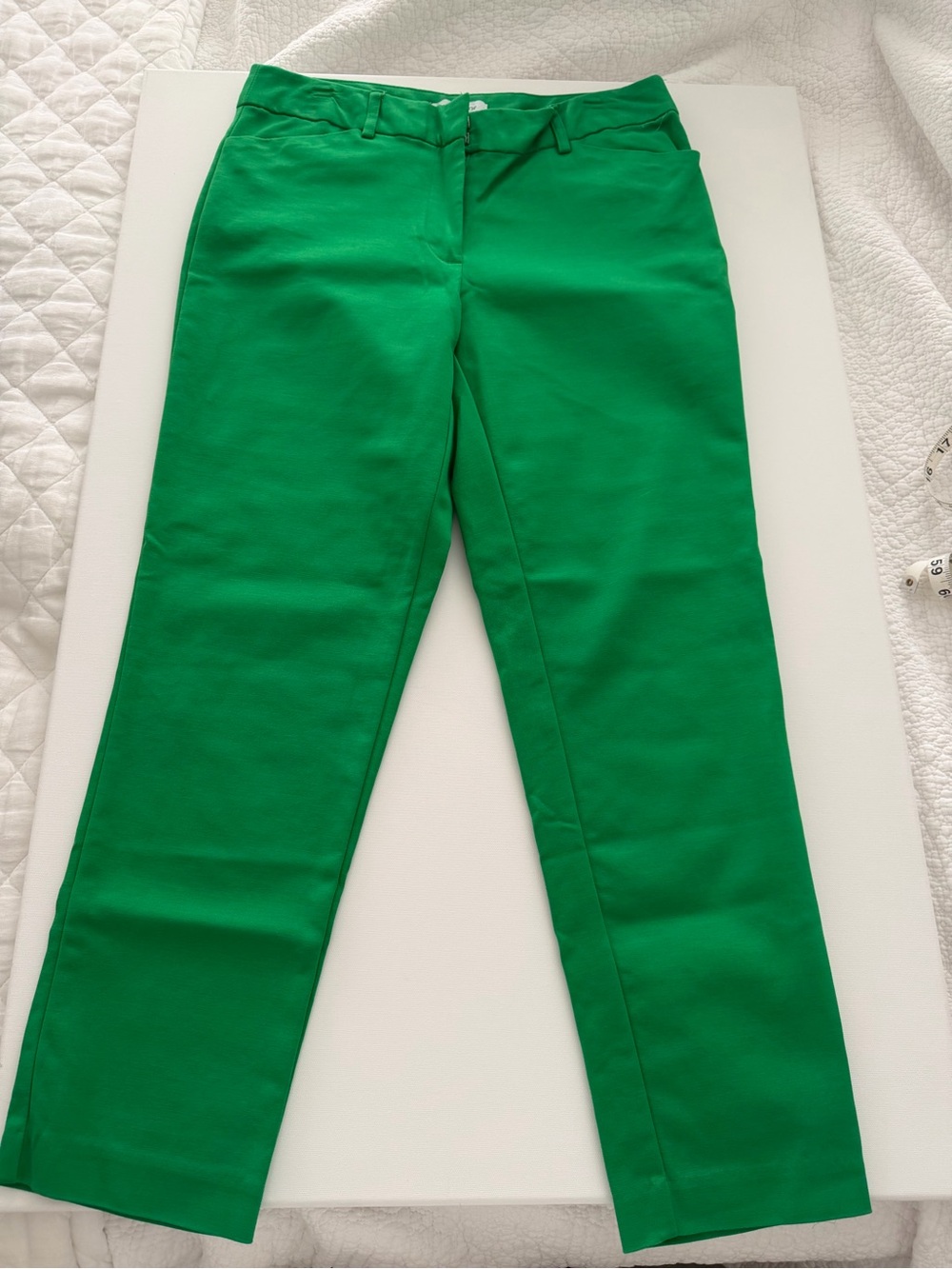 Liz Claiborne Bright Green Straight Leg Pants